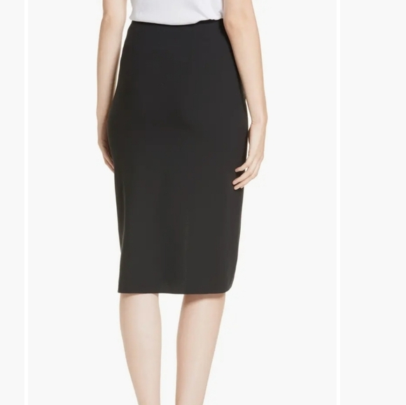 Jenni Kayne Black Crepe Tie Skirt XS - Picture 5 of 11